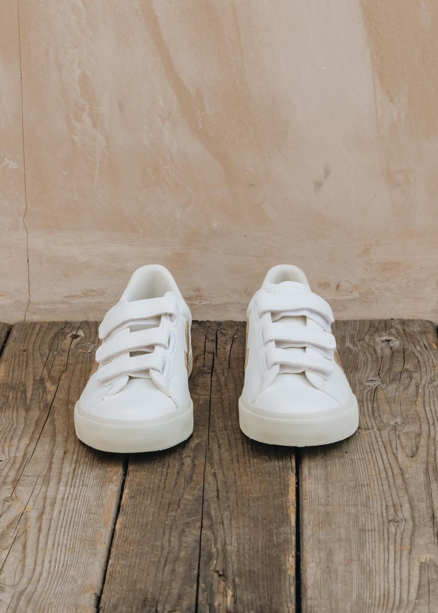 Clothing Veja Footwear | Veja Women'S Recife Leather Trainers In Extra White And Platine