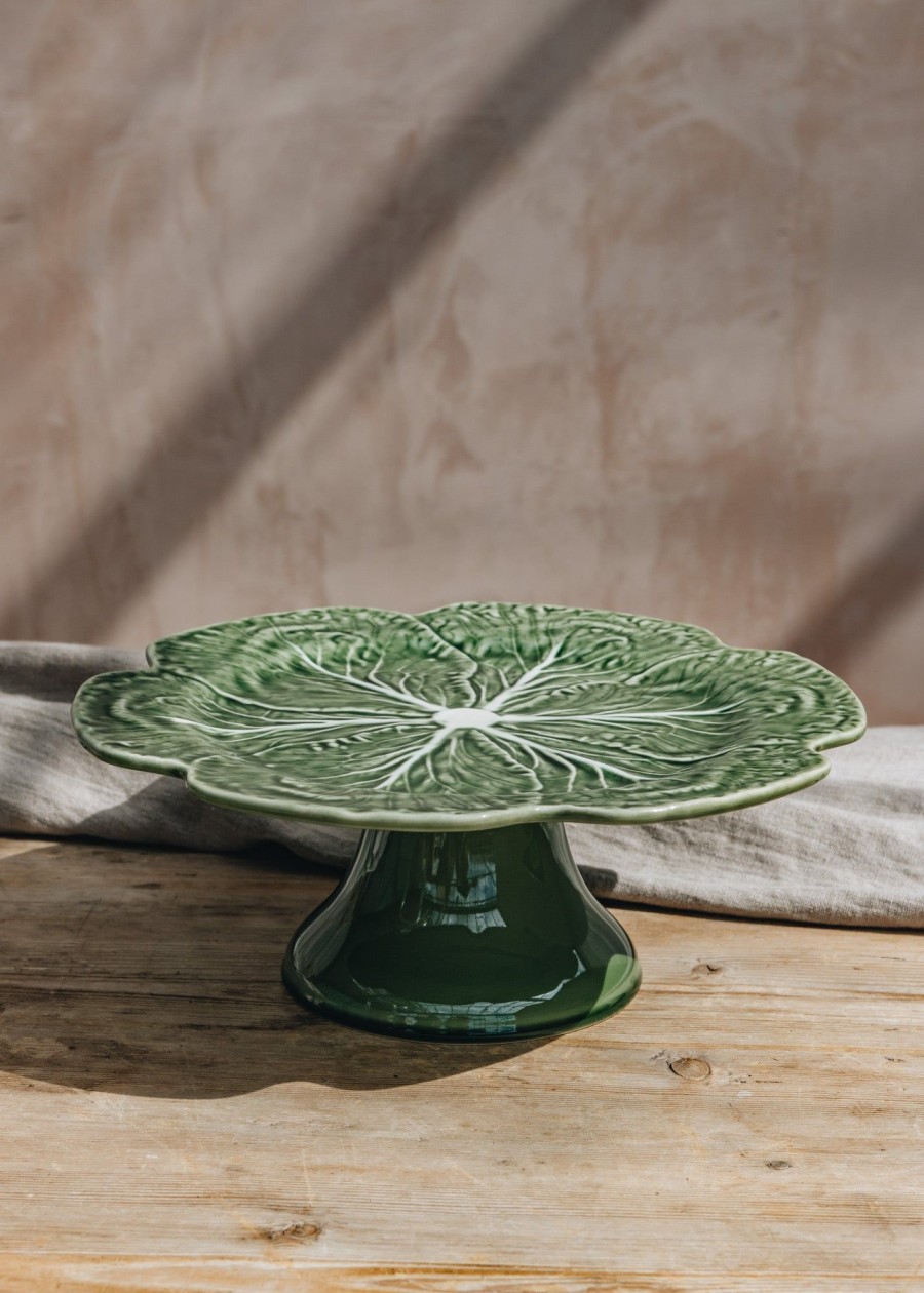 Interiors Bordallo Pinheiro Dining | Bordhallo Pinheiro Cabbage Cake Stand