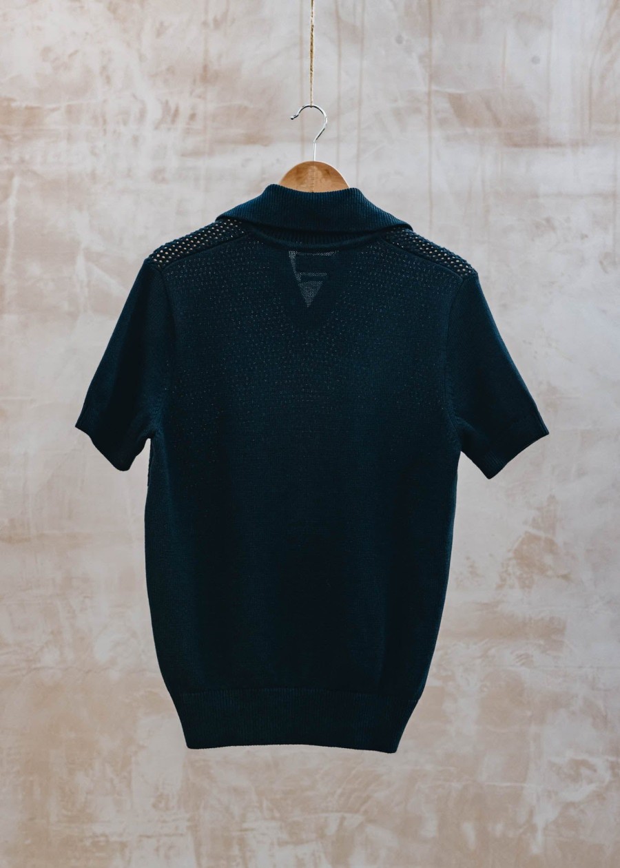 Clothing Oliver Spencer Shirts | Penhale Polo Shirt In Navy