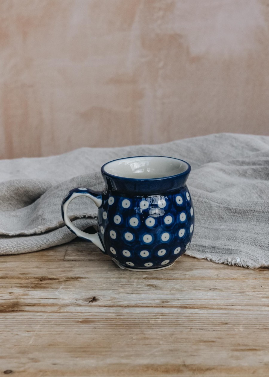 Interiors Bunzlau Castle Ceramics Dining | Bunzlau Castle Blue Eyes Farmer Mug, 240Ml