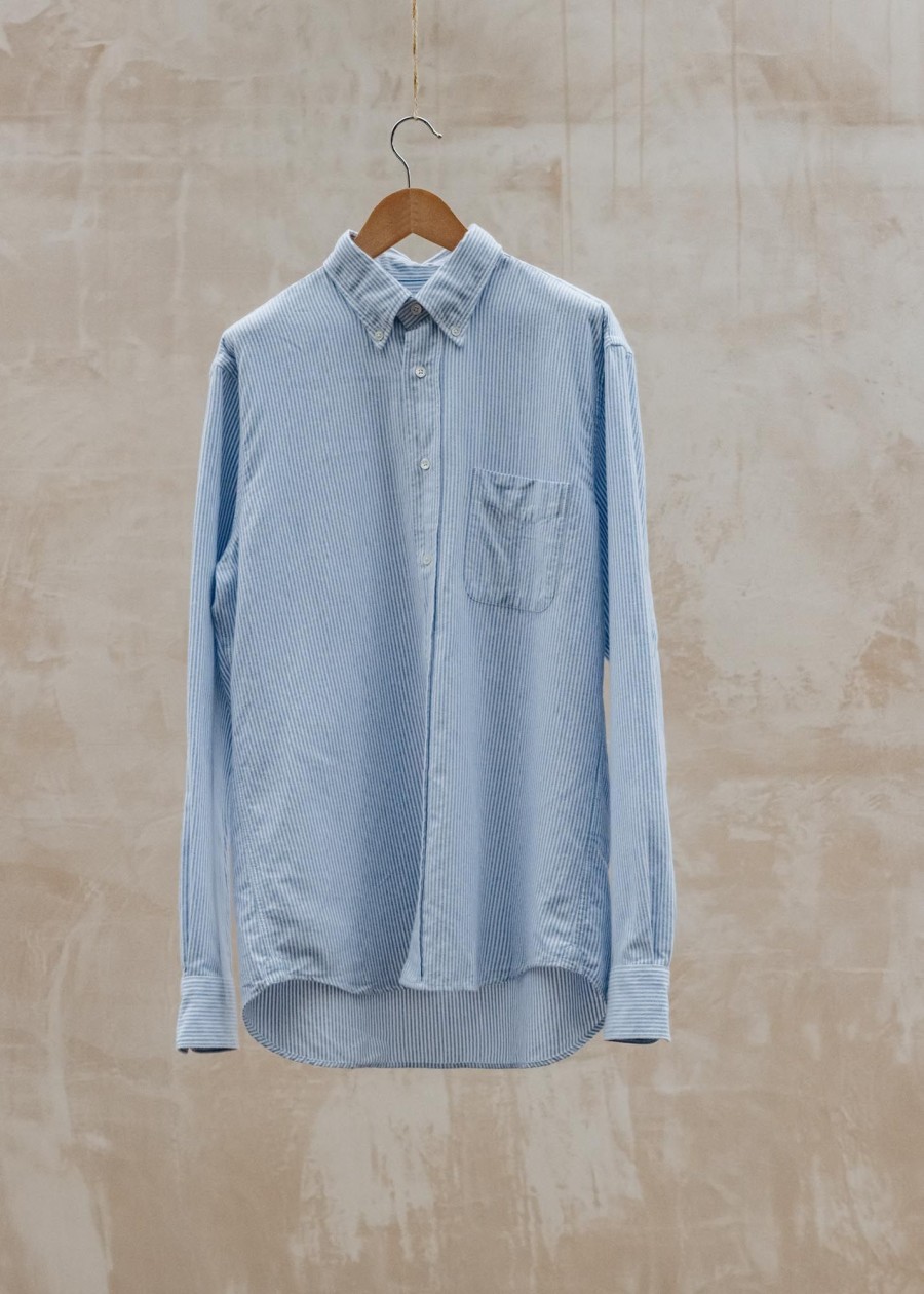 Clothing Hartford Shirts | Hartford Pitt Shirt In Blue