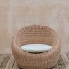 Outdoor Living Pacific Lifestyle Chairs | Isodora Lounge Chair In Natural With Cushion