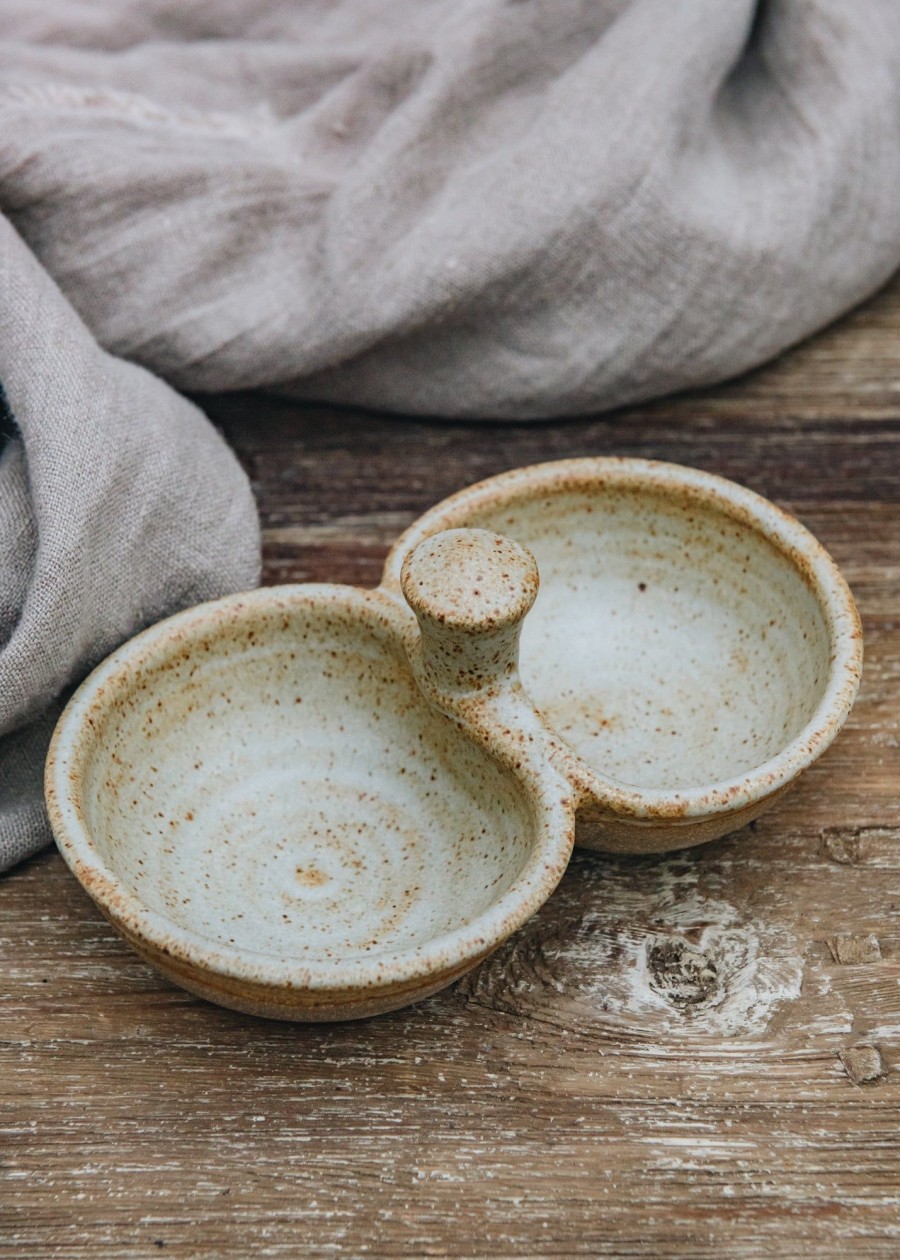 Interiors Hook Norton Pottery Kitchen & Dining | Double Olive Bowl