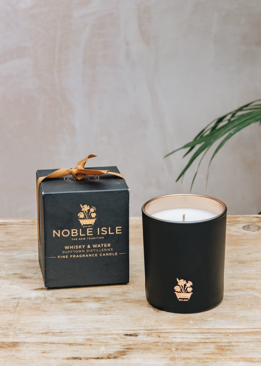 Interiors Noble Isle Candles & Fragrance | Candle In Whisky And Water