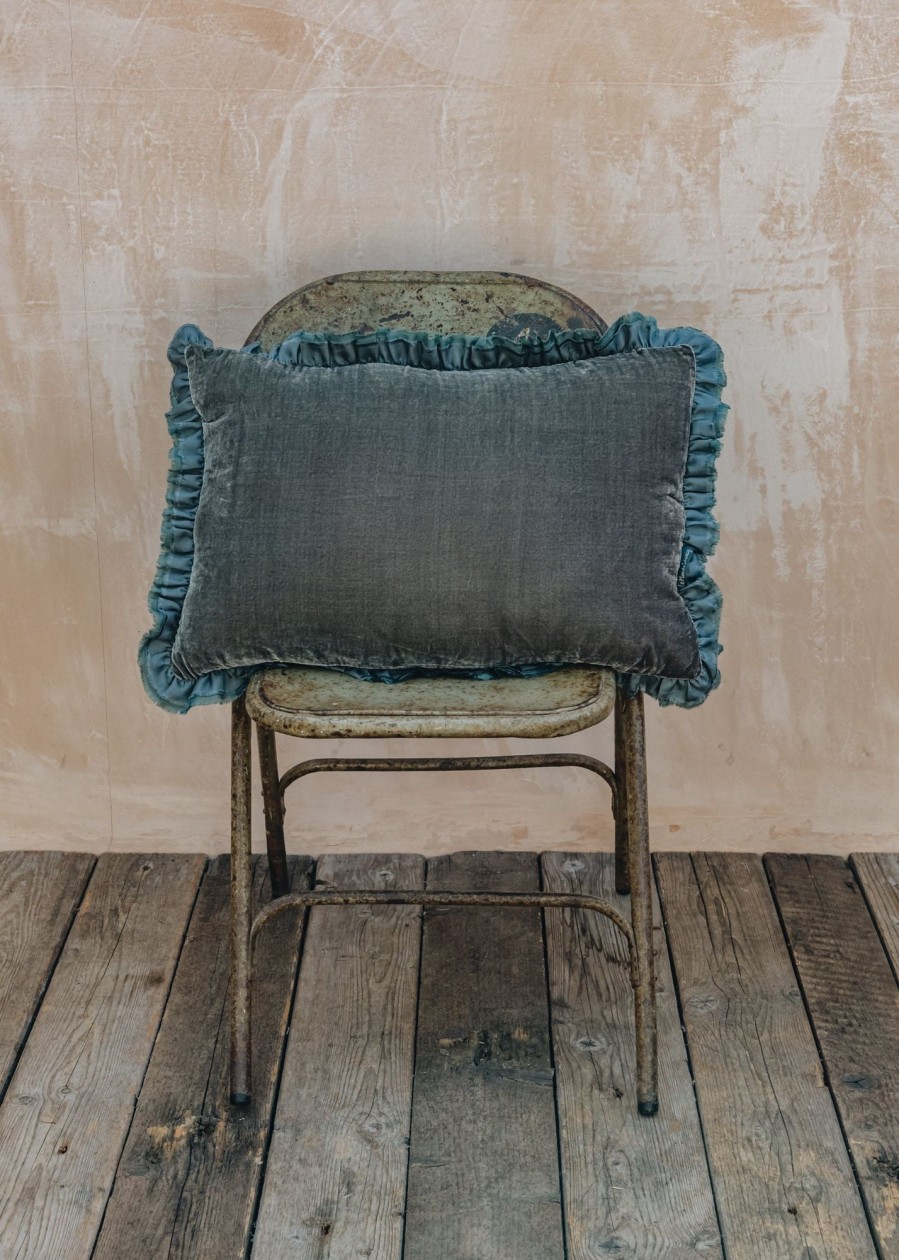 Interiors Le Monde Sauvage Cushions | Seraphine Zurich Double Sided Velvet Cushion