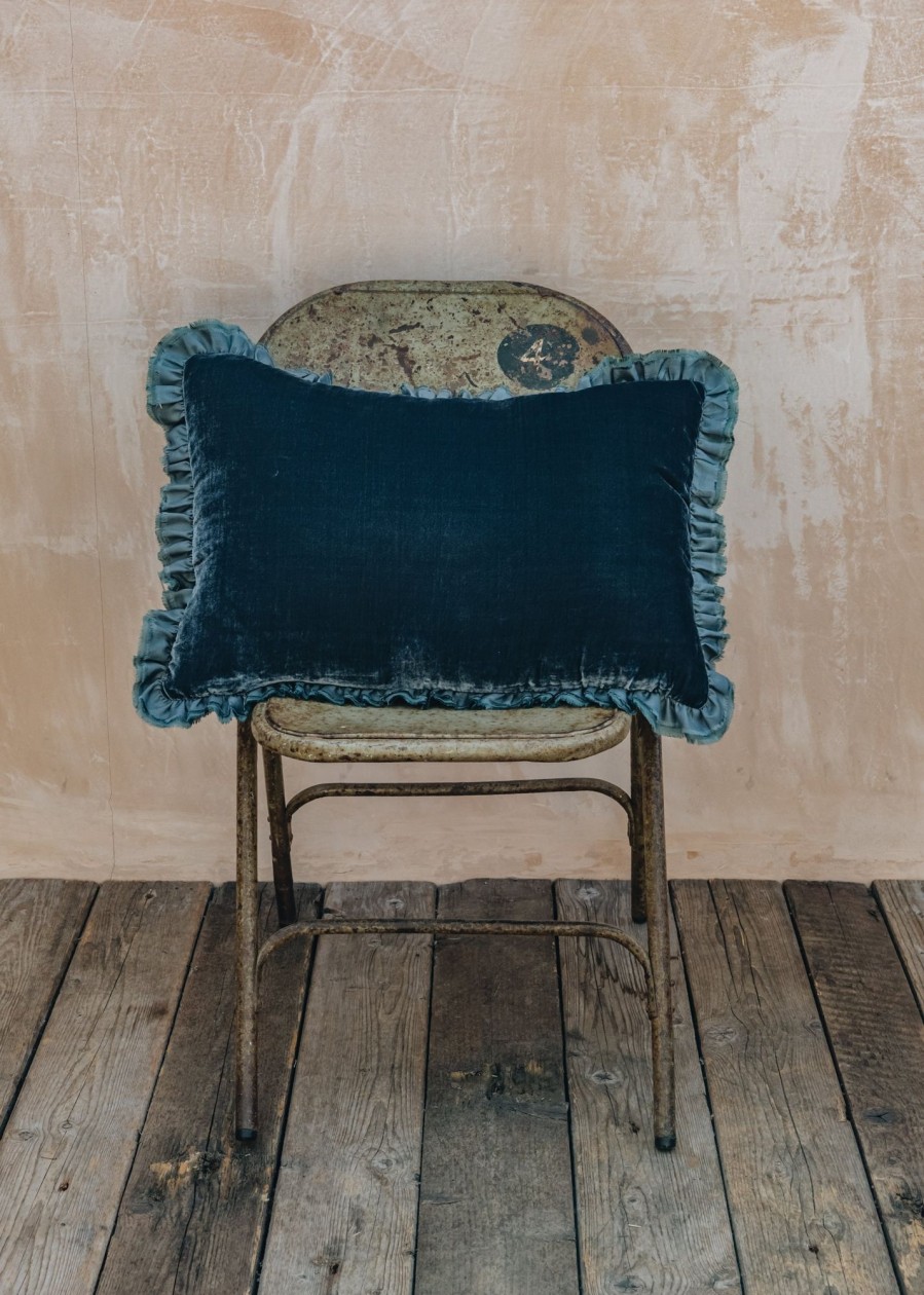 Interiors Le Monde Sauvage Cushions | Seraphine Zurich Double Sided Velvet Cushion