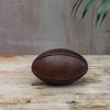 Interiors John Woodbridge & Sons Decorative | John Woodbridge & Sons Vintage Leather Miniature Rugby Ball